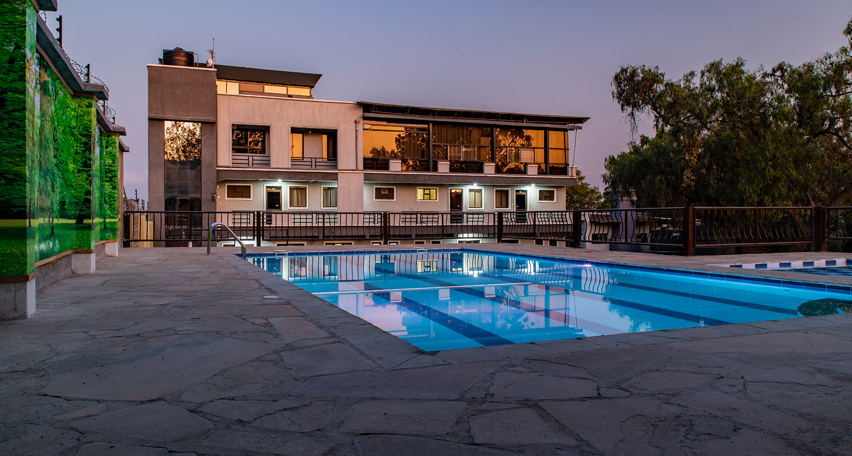 Wintry Mountain Landscape